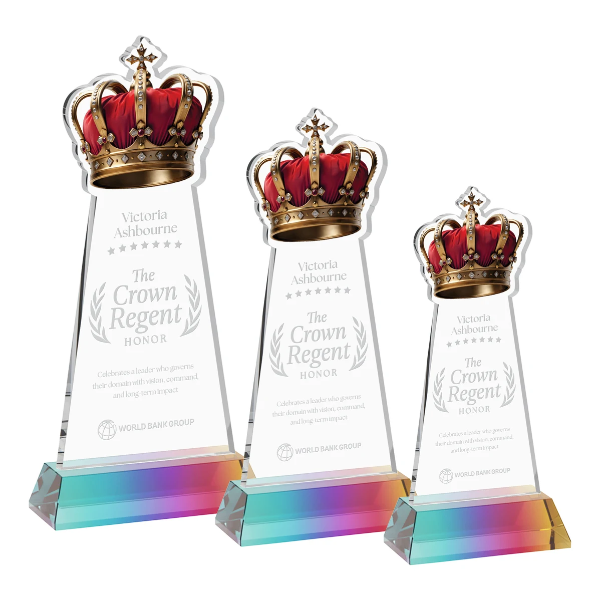 Crown Award on Hartford Base - Prismatic 1