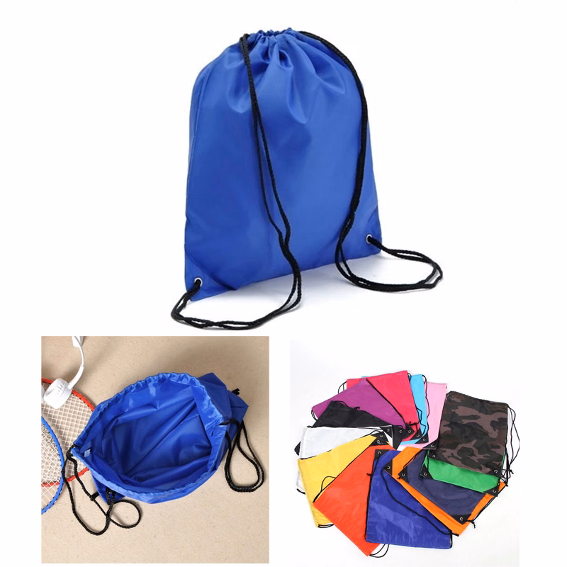 Drawstring backpack with PU Reinforced Corners