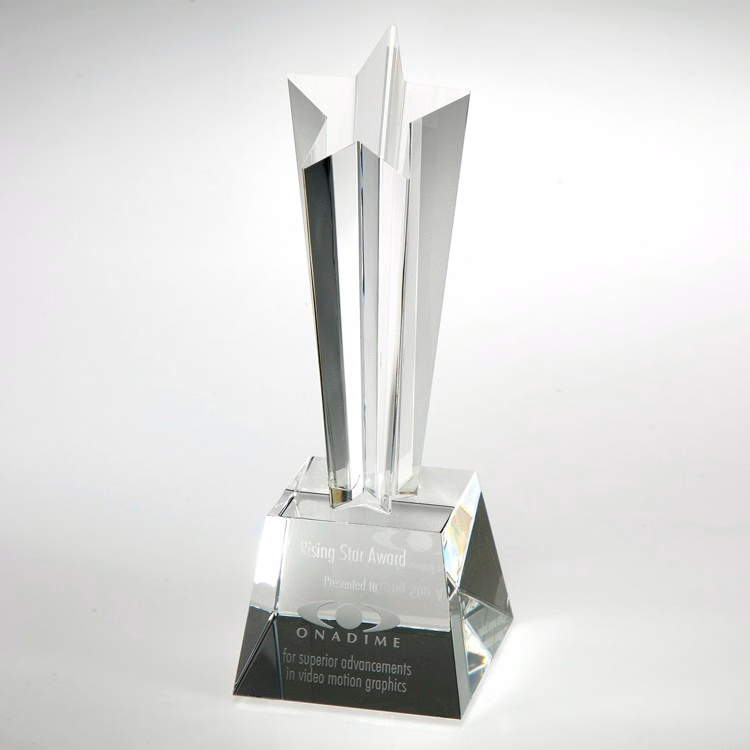 7" New Star Crystal Award