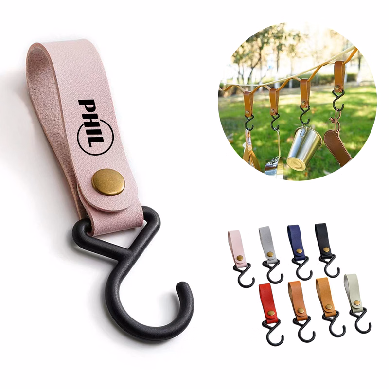 PU Leather Hanging Strap Hook