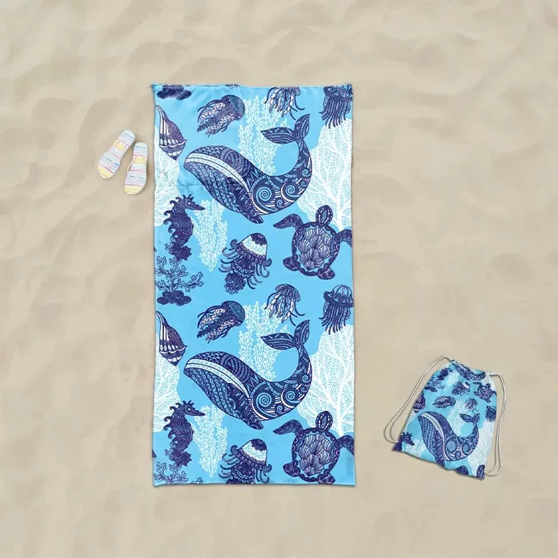 Beach Towel Backpack 1