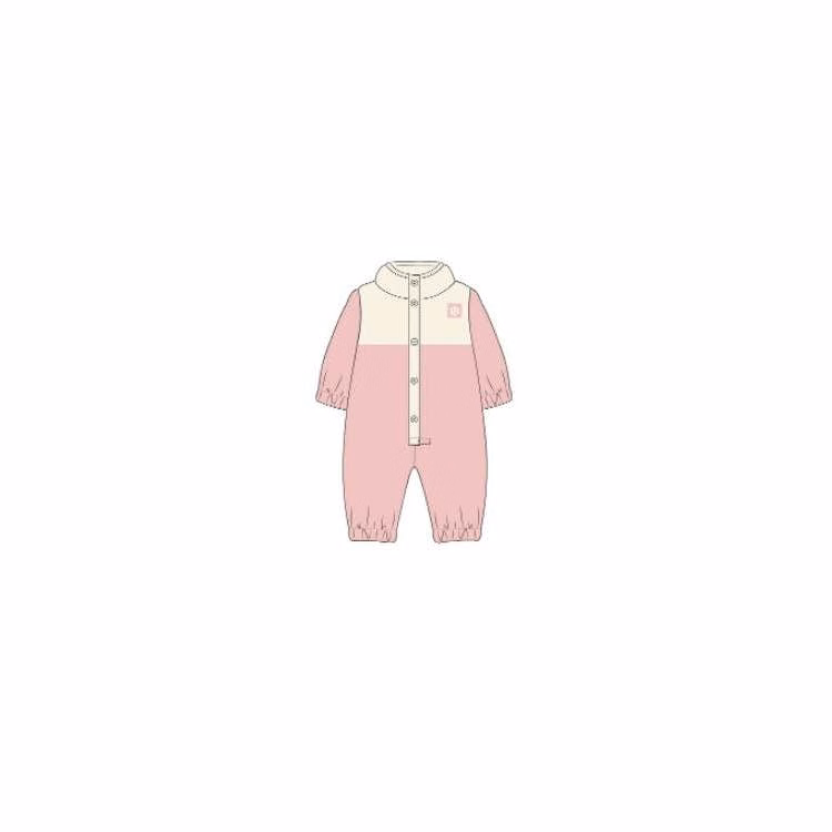 Girls' Plush Non-Footed Outwear Bodysuit Pink 0-9M