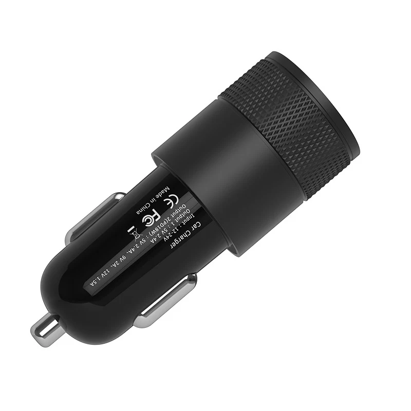 USB+PD LED Car Charger 1