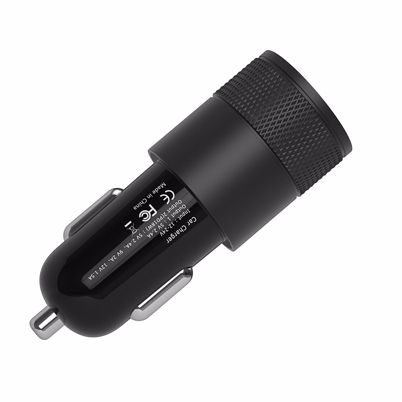 USB+PD LED Car Charger