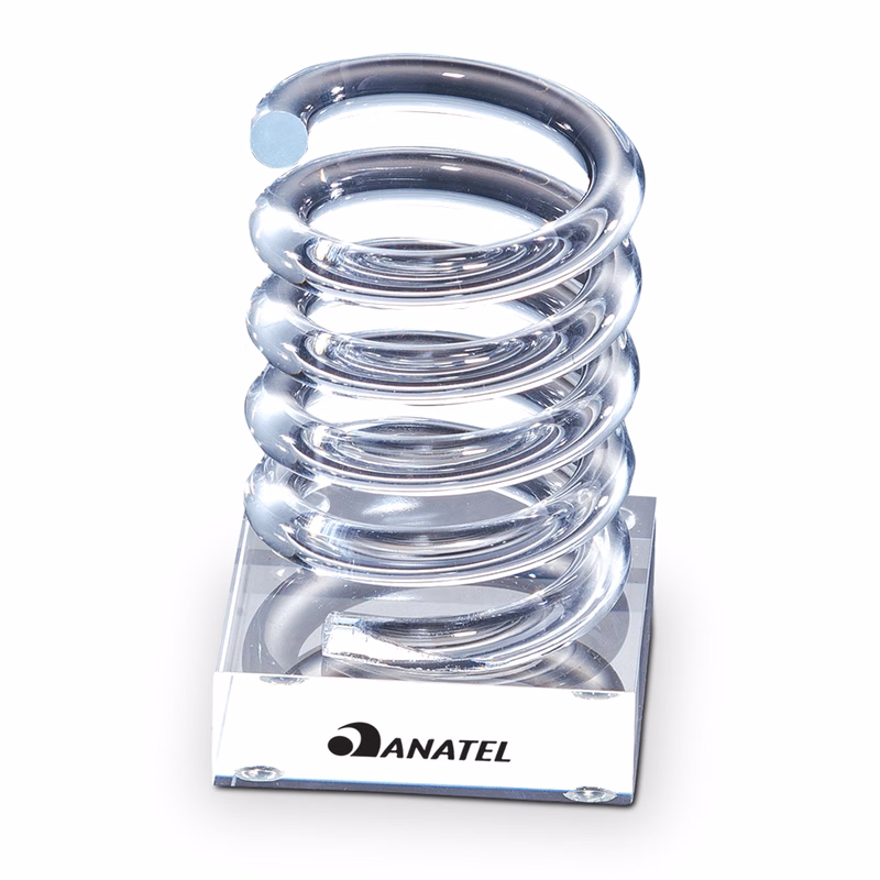 Acrylic Spiral Pen Cup