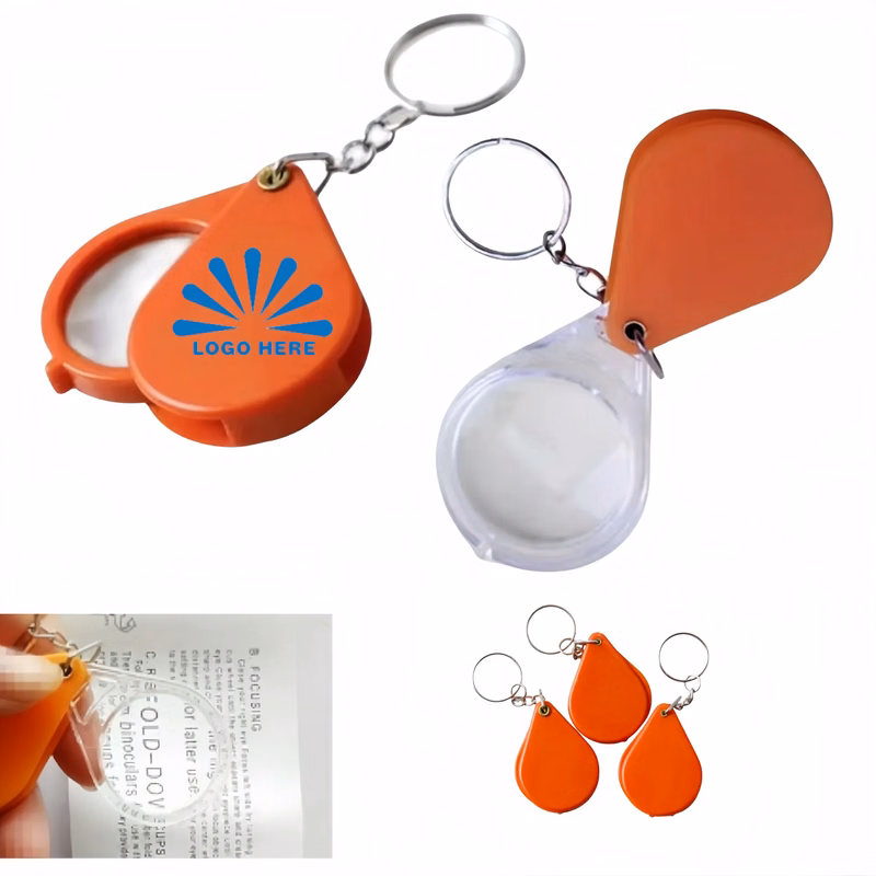Keychain Folding Magnifying Glass