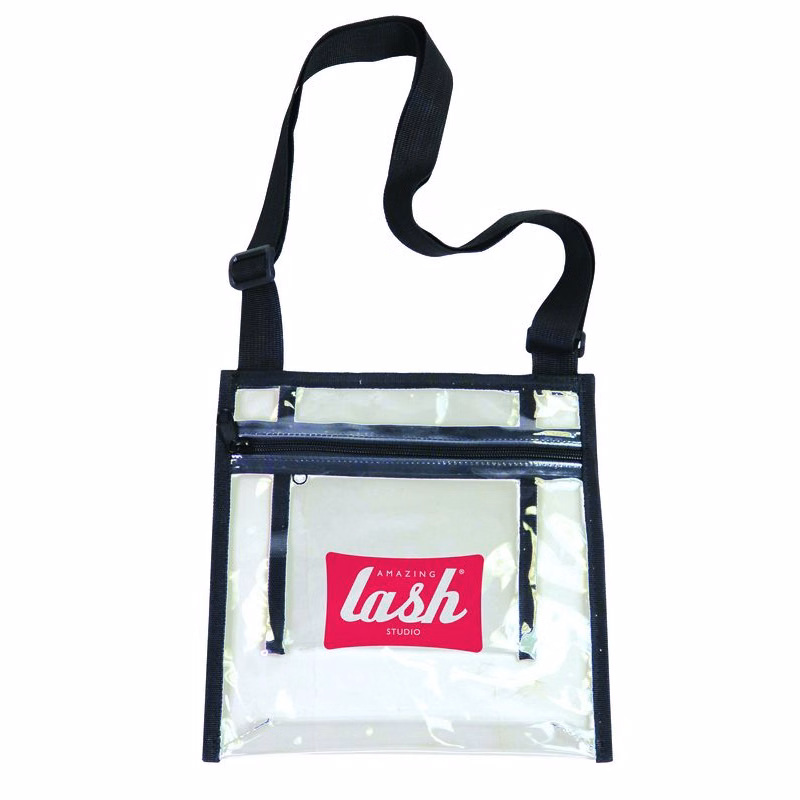 Clear Vinyl Crossbody Bag