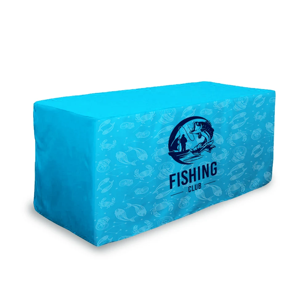 4' Monza™ Fitted Tablecloth, Dye Sublimation Print 1