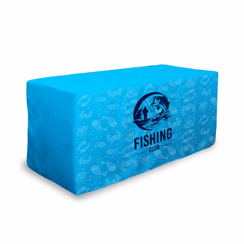 4' Monza™ Fitted Tablecloth, Dye Sublimation Print