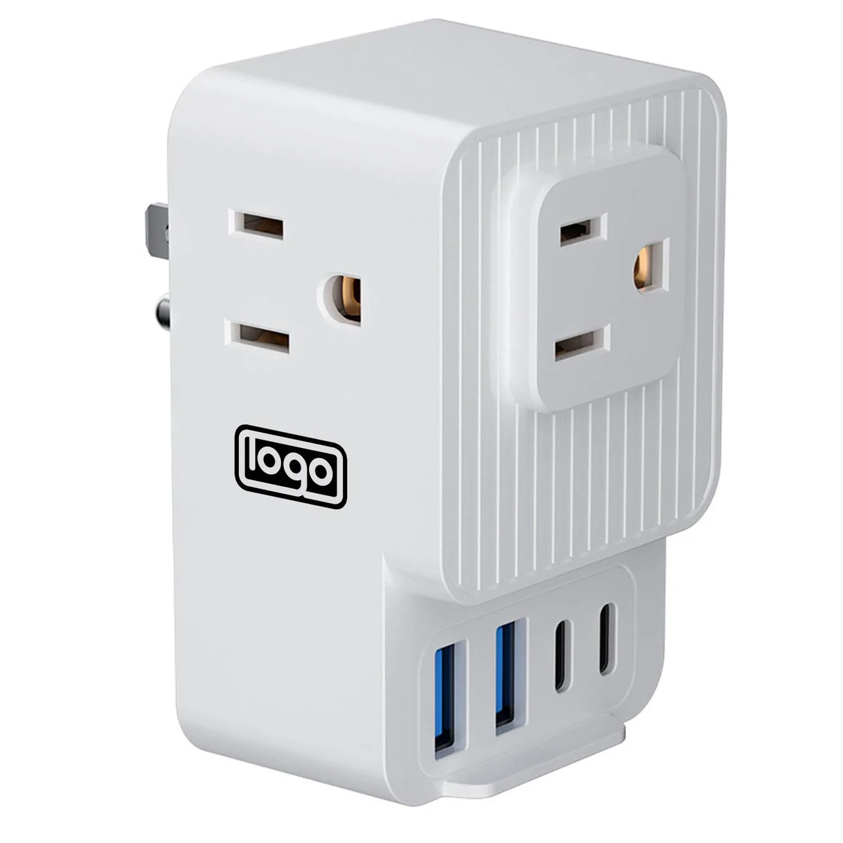 7-in-1 Portable Outlet Extender w/ Multiple Plugs 1