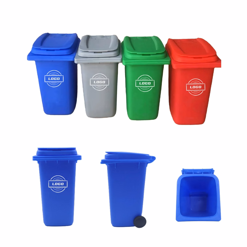 Mini Trash Can Pen Holder Desk Organizer
