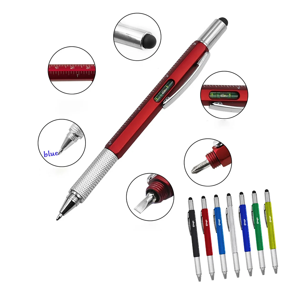 6 in 1 Multi Functional Tool Pen 1