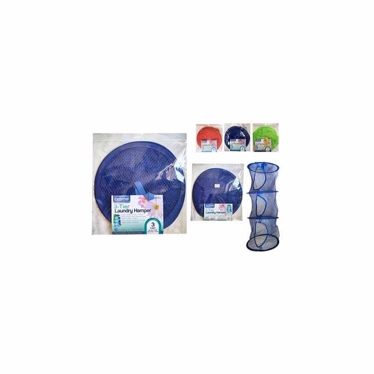 3-Tier Laundry Hampers Assorted