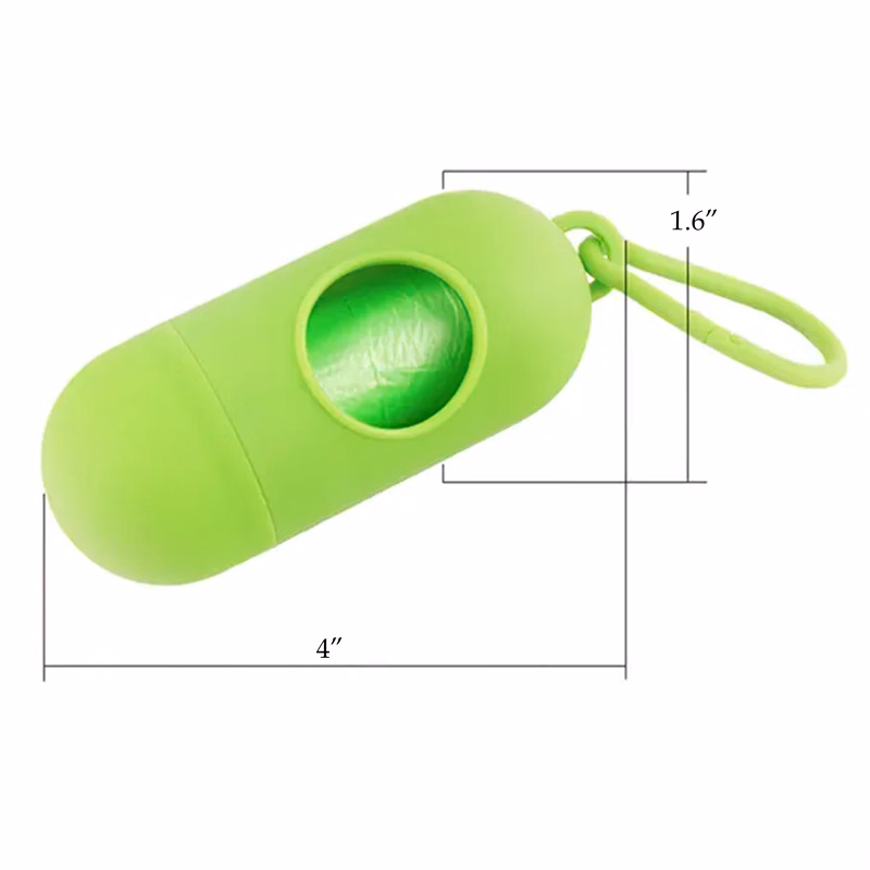 Portable Pet Waste Bag Holder With Keychain