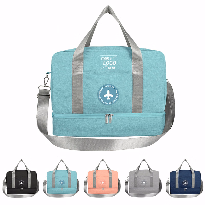 Wet and Dry Tote Bag with Shoe Compartment