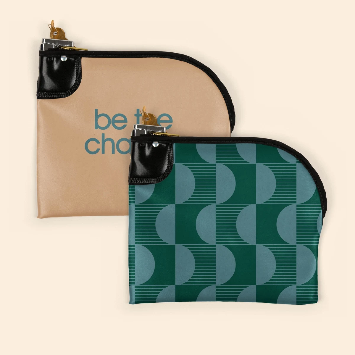 CURVED ZIPPER NIGHT DEPOSIT BAG EV 10.5X9 1