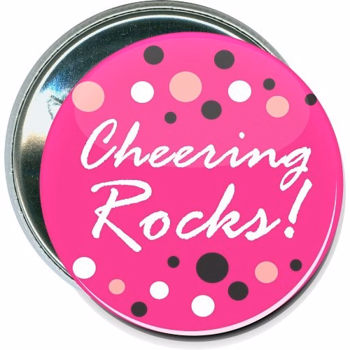 Cheering Rocks, Cheerleading Button