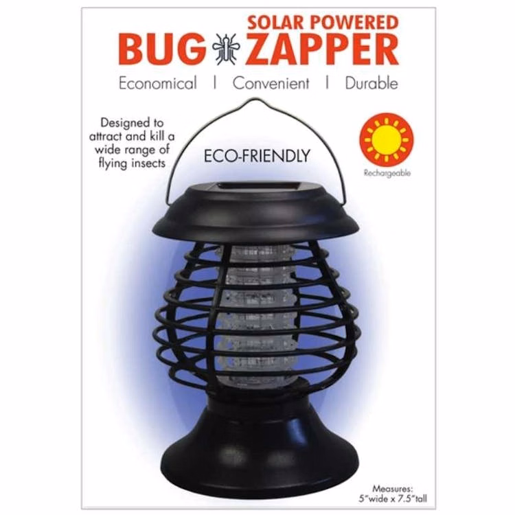 Solar-Powered Light & Insect Zappers
