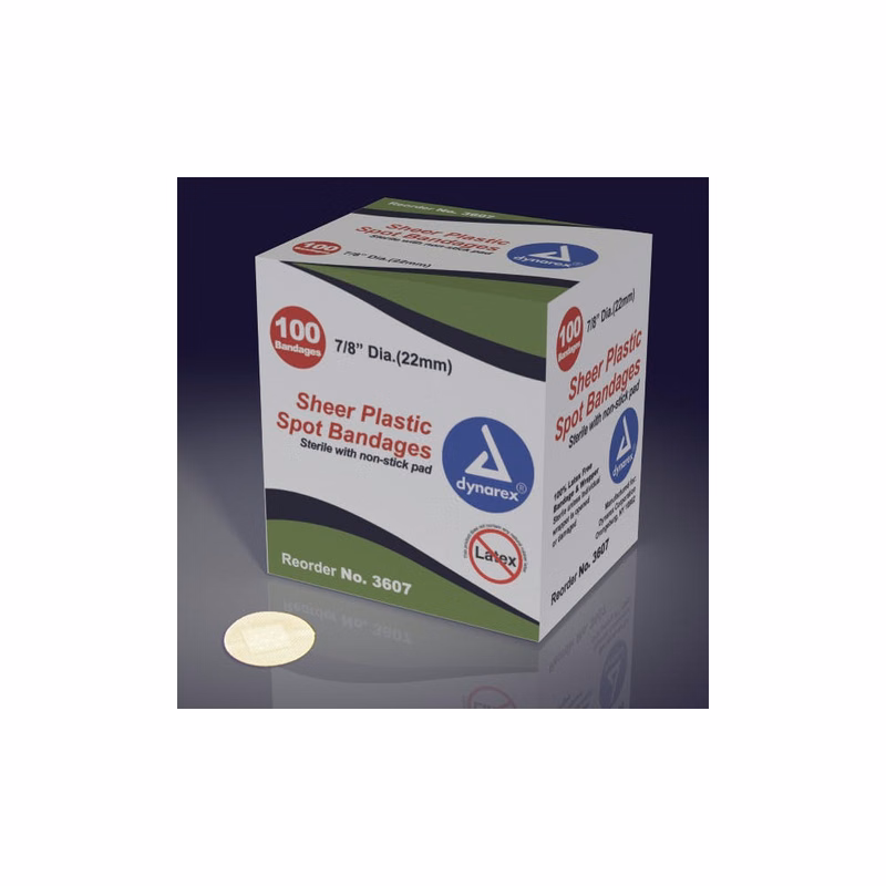 Sheer Spot Bandages in Dispenser - Plastic 7/8"