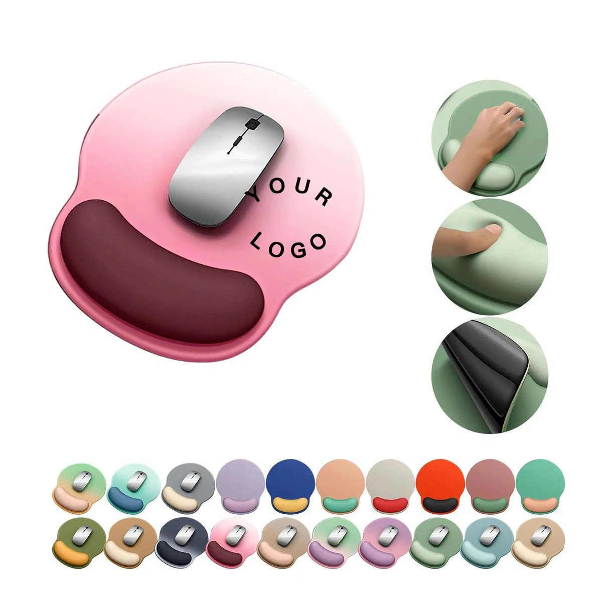 Gel Wrist Support Mouse Pad for Office and Gaming 1