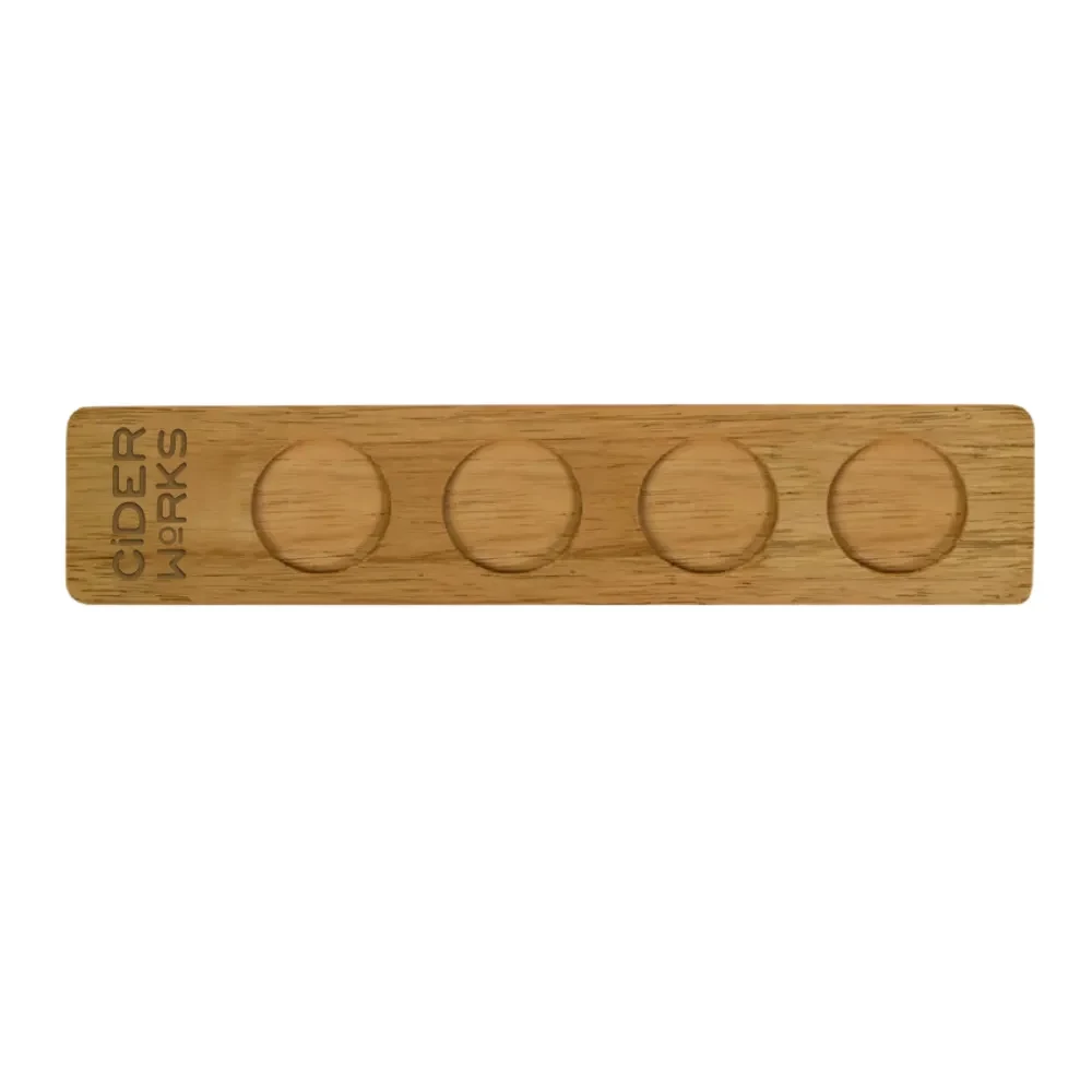 4-Ring Tasting Flight Tray 1