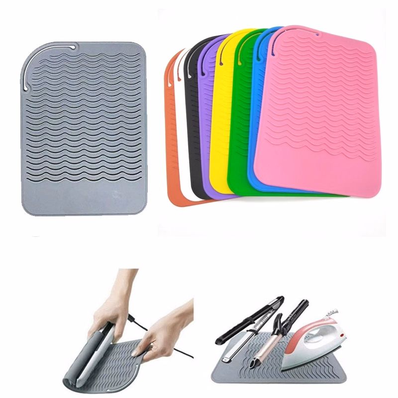 Heat Resistant Silicone Mat For Hair Straightener
