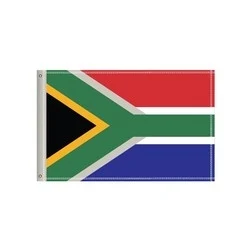 National Flag, South Africa, Single-Sided - 60"W x 36"H 1
