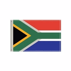 National Flag, South Africa, Single-Sided - 60"W x 36"H