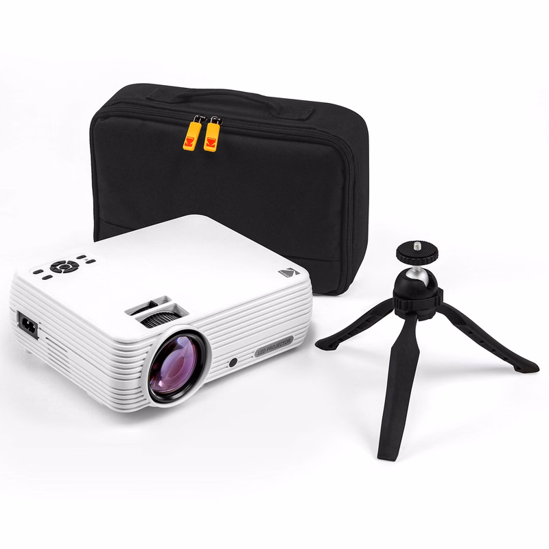 KODAK FLIK X7 Home Projector (Max 1080p HD) with Tripod, & Case Included | Compact, Projects Up t...