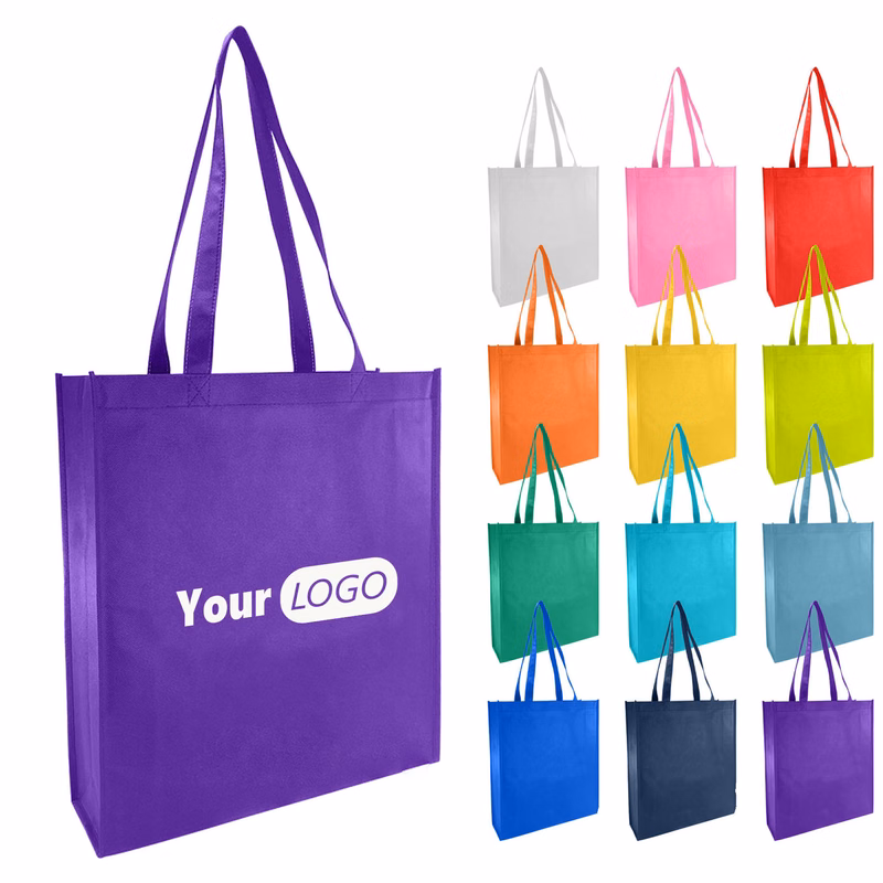 Solid Color Non-Woven Tote Bag