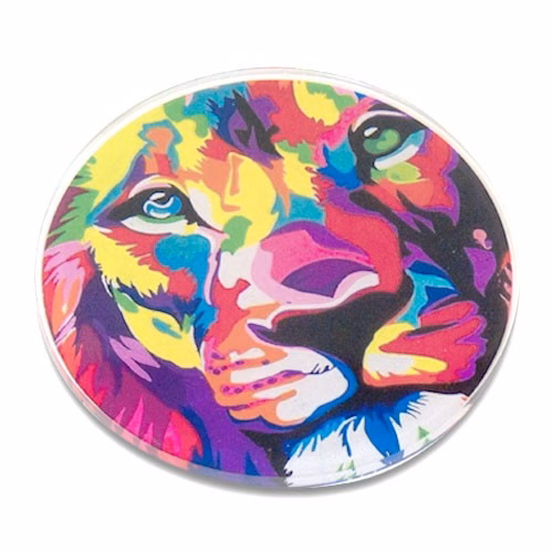 Round Acrylic Coaster - 4"x 4"