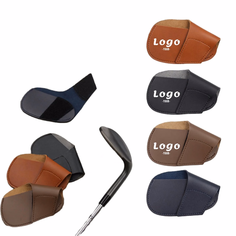 4.3" x 2.8" PU Leather Golf Club Head Cover