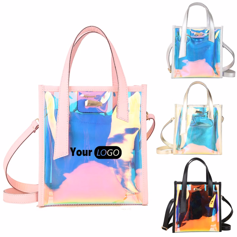 Holographic Rainbow Iridescent Handbag for Sports