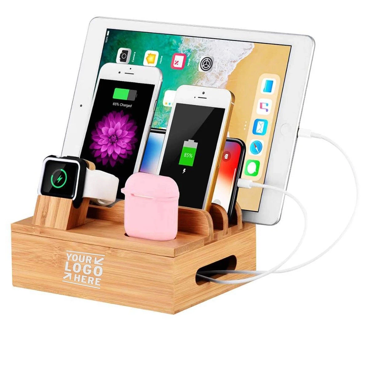 Bamboo Charging Station 1