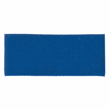 Solid Blue "V" Neck Ribbon with Clip, 7/8" wide