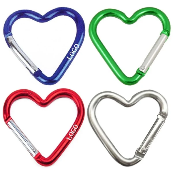 Heart Shape Aluminum Carabiner 1