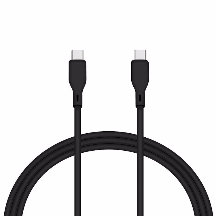 USB-C To USB-C Silicone Cables - 4' Black