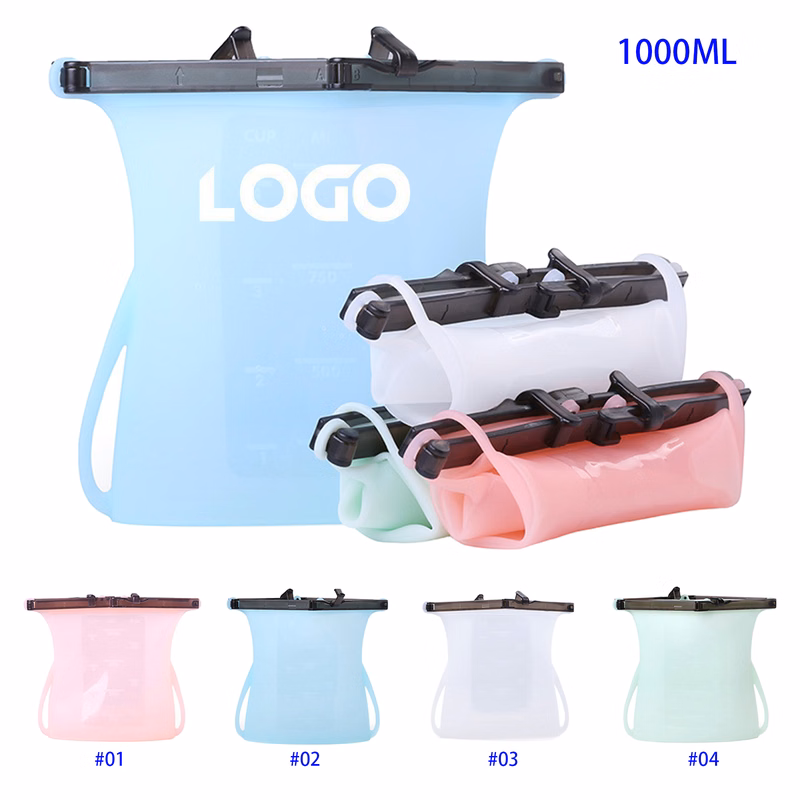 1000ml Silicone Reusable Food Storage Bag