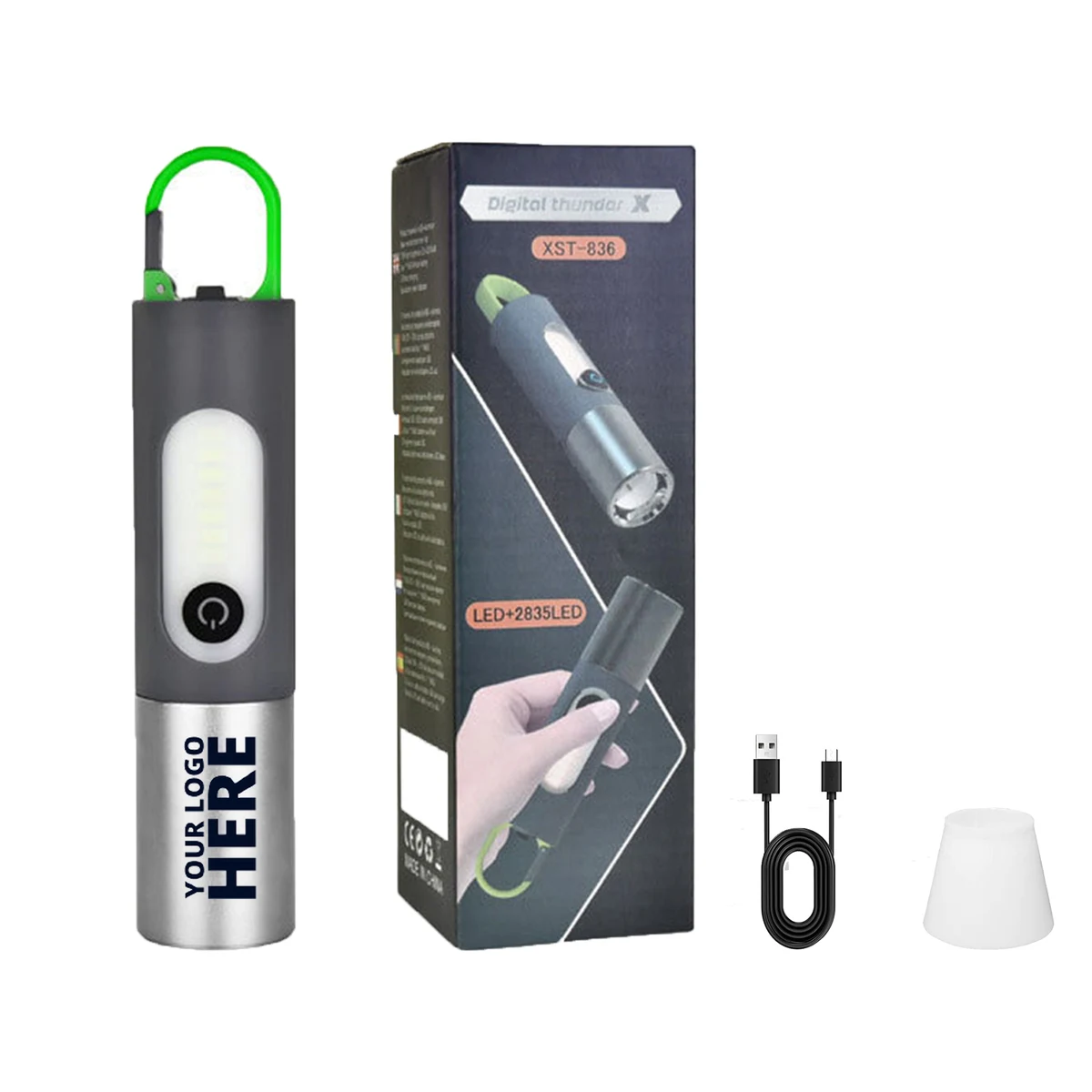 Rechargeable Zoomable Small LED Flashlight 1