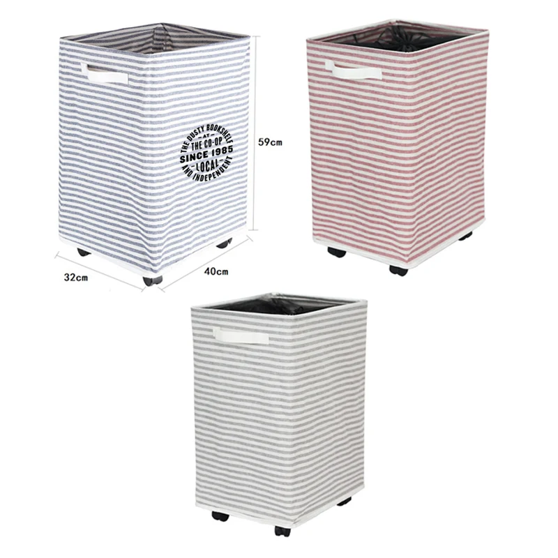 Laundry Basket w/ Wheels 1