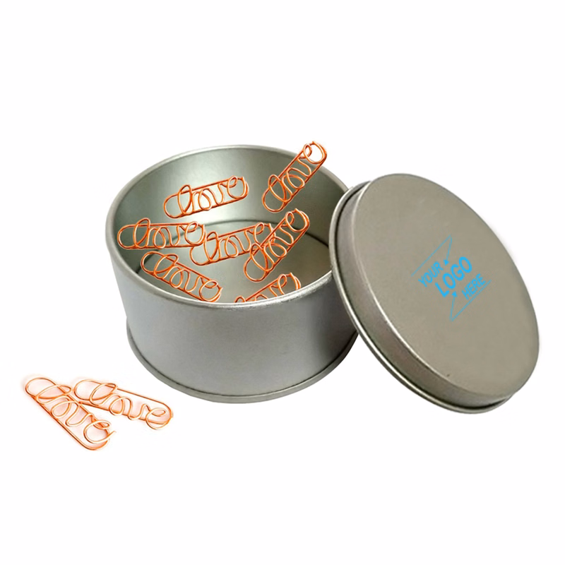 Love Paper Clips w/Tin Container