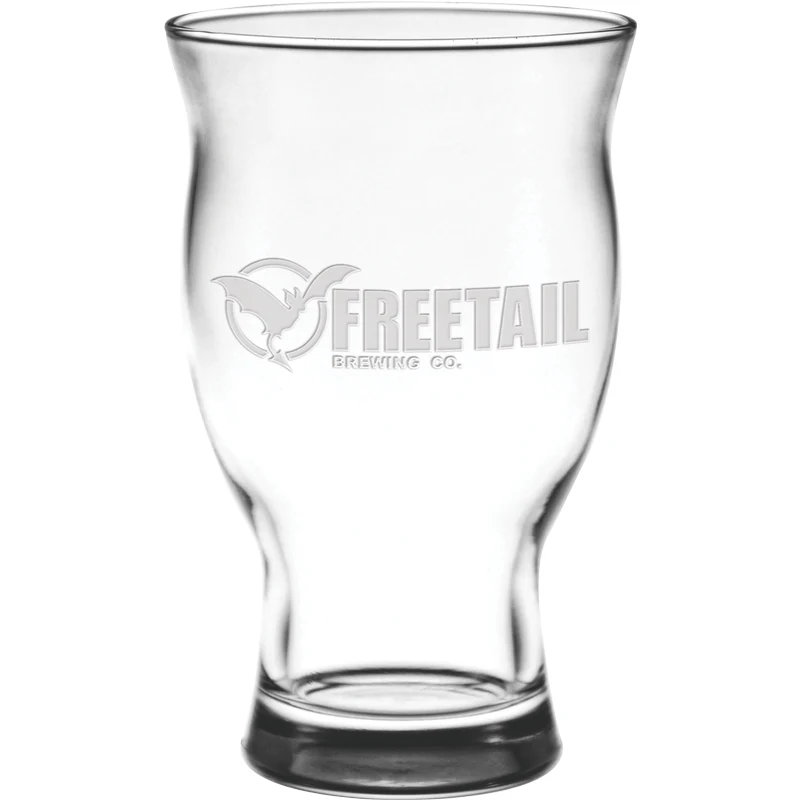 16.75 oz. Craft Beer Glass - Deep Etched 1