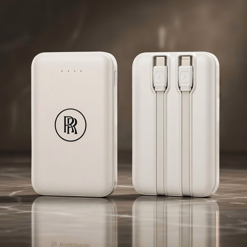 5000mAh Built-in Cables Power Bank
