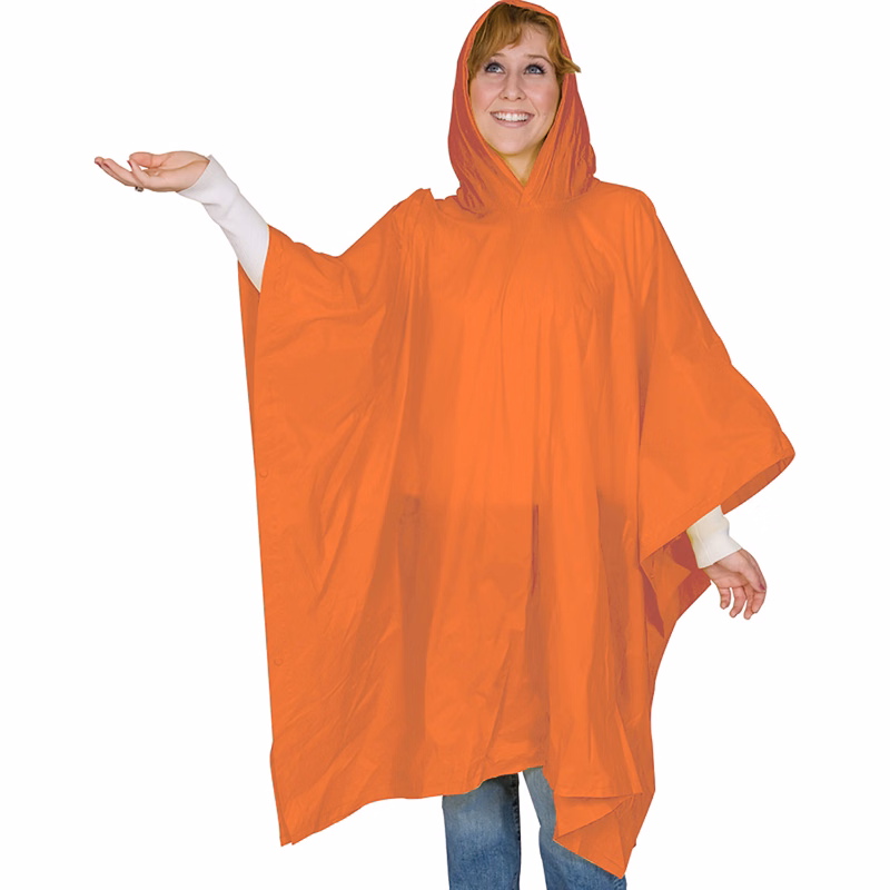8 mm Lightweight Budget Boosters Adult Rain Poncho