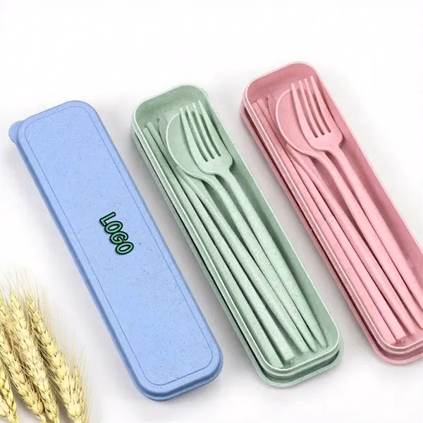 4 Sets Travel Utensils with Case for Home, Events and Gifting