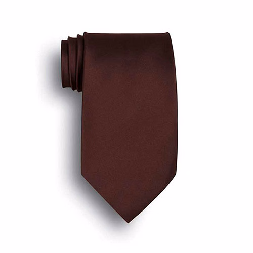Maroon Polyester Satin Tie