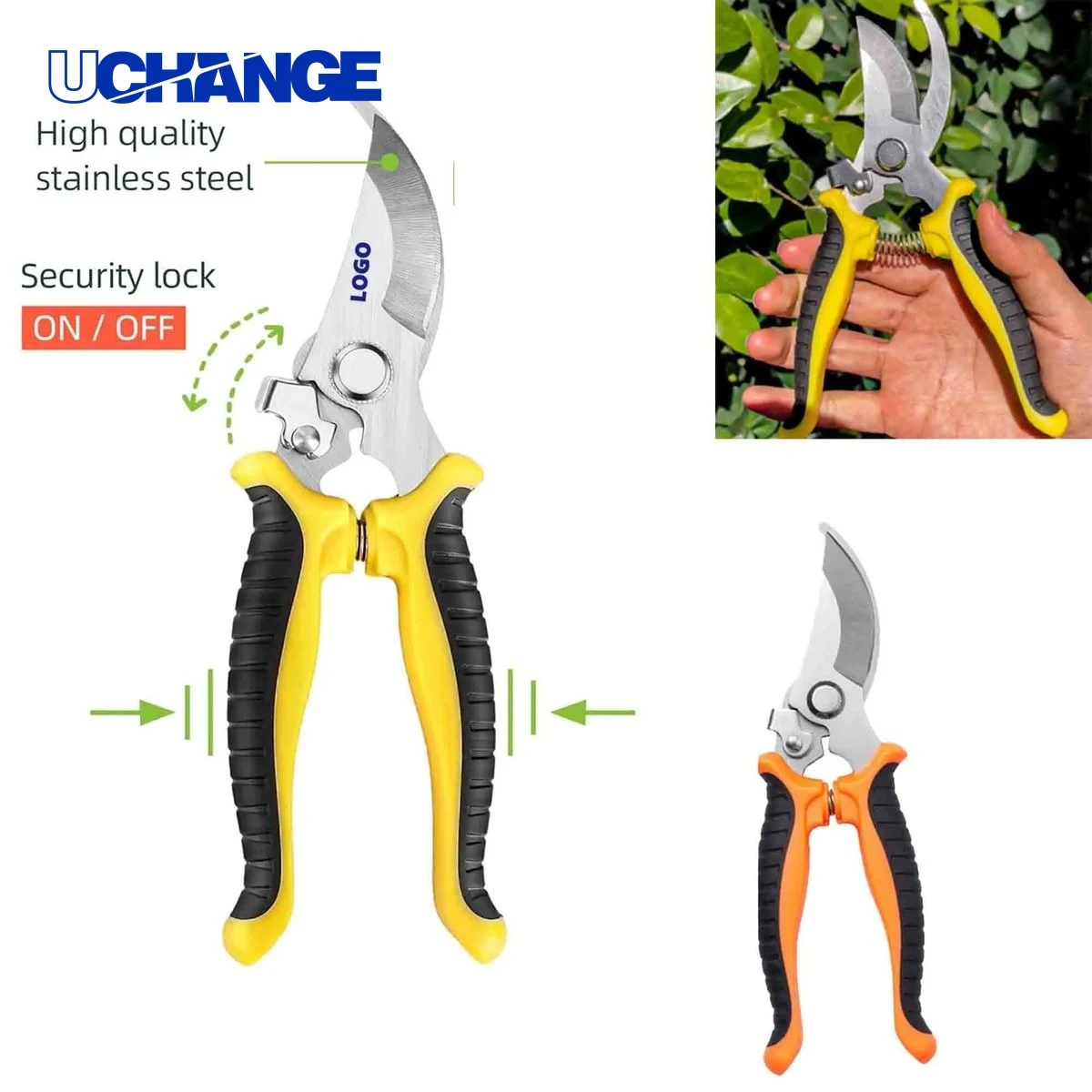 Stainless Steel Garden Pruning Shear Tool 1