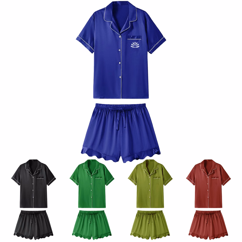 Elegant Custom Satin Pajama Set for Relaxation