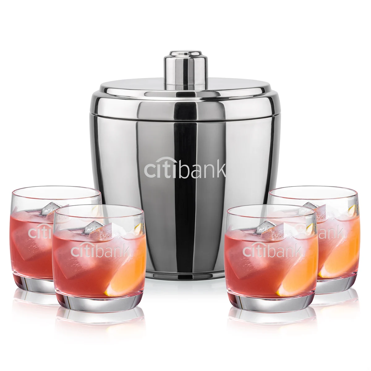 Pescara Ice Bucket & Ritz On-the-Rocks Set 1
