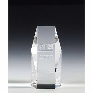 6" OptiMaxx Hexagon Award